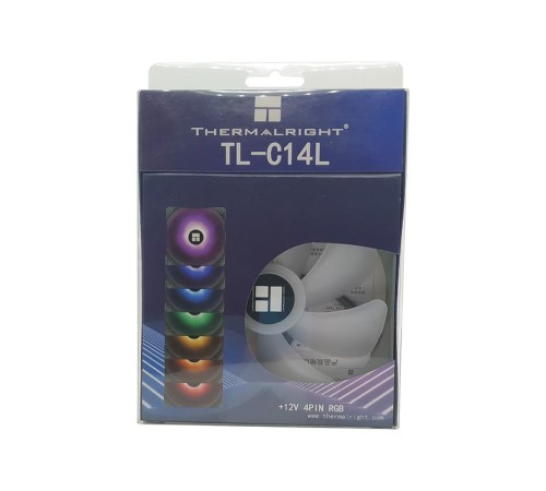 Кулер для корпуса/ Case Cooler Thermalright TL-C14L RGB (140x140x26mm, 4-pin PWM, RGB, 74.3CFM, 26.6dBA, 1500RPM, Grey) Кулер для корпуса/ Case Cooler Thermalright TL-C14L RGB (140x140x26mm, 4-pin PWM, RGB, 74.3CFM, 26.6dBA, 1500RPM, Grey)