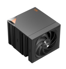 Кулер для процессора/ CPU Cooler PCCooler RZ820 BK (289W, 4-pin PWM, 165mm, Al/Cu, 4x8mm+4x6mm, 1x140mm+1x150mm, 71.9CFM/86.7CFM, 27.1dBA/32dBA, 1500RPM/2200RPM, S: 1851/1700/1200/20XX/115X, AM5/AM4, black)