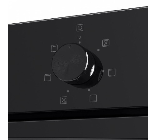 Шкаф духовой электрический MAUNFELD EOEC516B2 448х546х595 мм, Независимый тип установки, класс энергопотребления А,  7 основных режимов,  механическое управление, двойное стекло дверцы, металлическая ручка дверцы, холодный фронт, объем 51 л, конвекция,гри