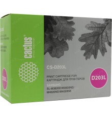 -/ Картридж лазерный Cactus CS-D203L MLT-D203L черный (5000стр.) для Samsung SL-M3820D/M3820ND/M4020ND/