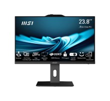 Моноблок/ MSI PRO AP242P 14M-662XRU   23.8"(1920x1083 IPS)/Intel Core i3 14100(3.5Ghz)/16384Mb/512PCISSDGb/noDVD/Int:Intel UHD Graphics 730/Cam/BT/WiFi/-/war 1y/4.63kg/Black/noOS + Wireless KB+M