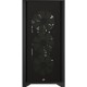 Корпус без блока питания/ Case Corsair iCUE 4000X RGB, Midi-Tower, TG, 3x120mm RGB, 1xUSB-A 3.2, 1xUSB 3.2 Type-C, E-ATX, ATX, mATX, mITX Black