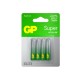 Батарейки AAA Алкалиновые батарейки GP Super Alkaline G-Tech 24A AAA - 4 шт. на блистере