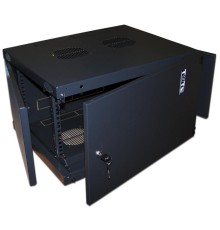 Шкаф Шкаф настенный Next, 18U 550x450, металлическая дверь, черный