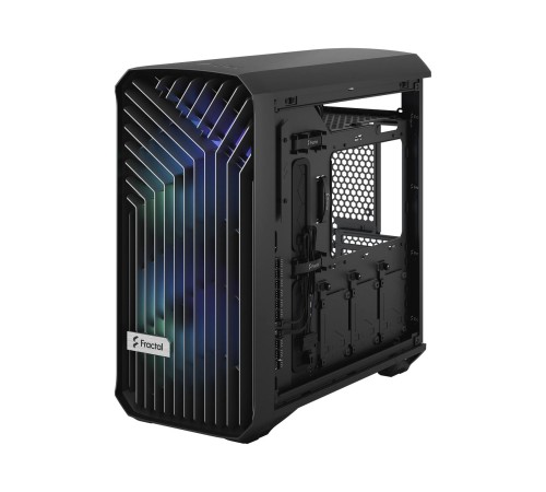 Корпус ПК без блока питания/ Case Fractal Design Torrent Compact RGB TG Light Tint, Midi-Tower, 2x180mm RGB, 2xUSB-A 3.2 + 1xUSB 3.2 Type-C E-ATX, SSI-CEB, ATX, mATX, mITX Black