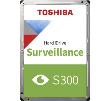 Жесткий диск/ HDD Toshiba SATA3 1Tb Surveillance S300 (CMR)  5700  64Mb 1 year warranty