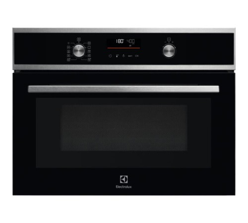Встраиваемый духовой шкаф Electrolux/ Компактный духовой шкаф с СВЧ 45 см, 43 л,14 режимов,нержавеющая сталь