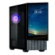 корпус ZALMAN Z10 DS, ATX, BLACK, WINDOW, built-in 15.6-inch FHD display, 2x3.5", 2x2.5", 2xUSB3.0, 1xUSB 3.1 Type-C, FRONT 2x120mm, REAR 1x120mm ARGB