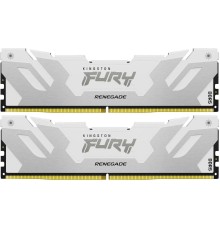 Память оперативная/ Kingston 32GB 6400MT/s DDR5 CL32 DIMM (Kit of 2) FURY Renegade White XMP