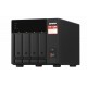 Сетевое хранилище без дисков/ SMB QNAP TS-473A-8G NAS, 4-tray w/o HDD, 2xM.2 SSD Slot. Quad-сore AMD Ryzen Embedded V1500B 2.2 GHz, 8GB DDR4 (1 x 8GB) up to 64GB (2 x 32GB), 2x 2.5 Gigabit LAN
