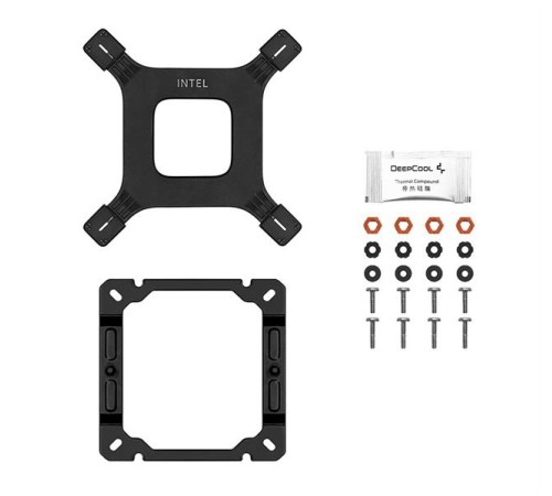 Кулер для процессора DEEPCOOL AG500 BK ARGB V2 LGA1700/1200/115X/AM5/AM4 (12шт/кор, TDP 240W, PWM, ARGB Fan 120mm, 5 тепл. трубок) RET