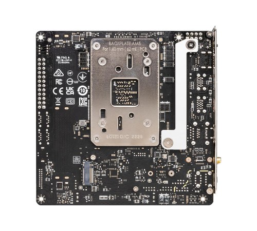 Материнская плата/ MB MSI AMD B650 sAM5, 2xDDR5(128GB), HDMI 2.1, 1xPCIe 4.0x16, 1xLAN (2.5GbE), Wi-Fi, BT, 4xSATA 6Gb/s, 2xM.2, 1xUSB-C, 5xUSB 3.2, mini ITX Материнская плата/ MB MSI AMD B650 sAM5, 2xDDR5(128GB), HDMI 2.1, 1xPCIe 4.0x16, 1xLAN (2.5GbE), Wi-Fi, BT, 4xSATA 6Gb/s, 2xM.2, 1xUSB-C, 5xUSB 3.2, mini ITX