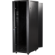 Шкаф Шкаф 19" Business, 42U 800x800, черный, передняя дверь стекло, задняя дверь распашная металл