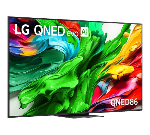 Телевизор ЖК 100'' LG/ 100", Ultra HD, Dynamic QNED Color, Local Dimming, Smart TV, WebOS, Wi-Fi, DVB-T2/C/S2, MR, 2.2 ch (40W) Dolby Atmos, 120Hz Native (VRR 144Hz), 3 HDMI, 2 USB, 1 Pole, Charcoal Black, 2025