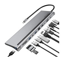 Мультифункциональная док-станция Vention USB Type C 11 в 1