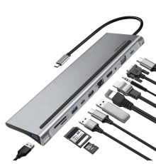 Мультифункциональная док-станция Vention USB Type C 11 в 1
