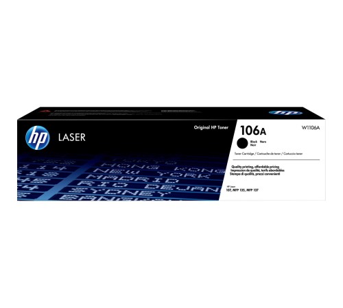 Тонер-картридж/ HP 106A Black Original Laser Toner Cartridge Тонер-картридж/ HP 106A Black Original Laser Toner Cartridge