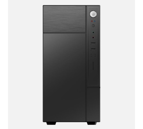 Корпус с блоком питания 450Вт./ Case Forza mATX case, black, w/PSU 450W 12cm, w/2xUSB2.0, w/pwr cord, w/o FAN