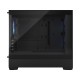 Корпус ПК без блока питания/ Case Fractal Design Pop Mini Air RGB TG Clear Tint, Mini-Tower, 3x120mm RGB, 2xUSB-A 3.2 mATX, mITX Black