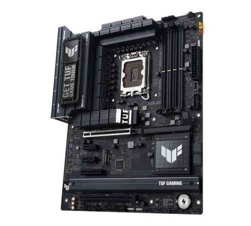 Материнская плата ASUS TUF GAMING Z890-PLUS WIFI, LGA1851, Z890, 4*DDR5, 4*SATA, 4*M.2, 6*USB 3.2, Type-C, 2*PCIx16, 1*PCIx4, 2*PCIx1,  Thunderbolt™ 4, HDMI+DP, ATX; 90MB1IQ0-M0EAY0