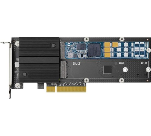 адаптер Synology M.2 SSD-NVME adapter,PCIe 3.0x8, M.2 22110/2280 адаптер Synology M.2 SSD-NVME adapter,PCIe 3.0x8, M.2 22110/2280