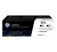 Тонер-картридж набор из 2 шт/ HP 201X 2-pack High Yield Black Original LaserJet Toner Cartridges (CF400XD)