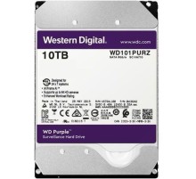 Жесткий диск/ HDD WD SATA3 10Tb Purple DV&NVR 7200 256Mb  1 year warranty