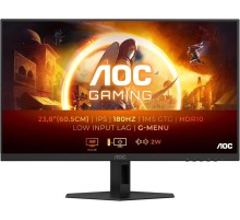 Монитор 24" AOC 24G4XE 1920x1080, WLED, 16:9, Fast IPS, 300cd, 1000:1, 80M:1, 1ms, 178/178, HDMI*2, DP, 180Hz, Speakers, Tilt, Внут, VESA, Black/Grey, 3y