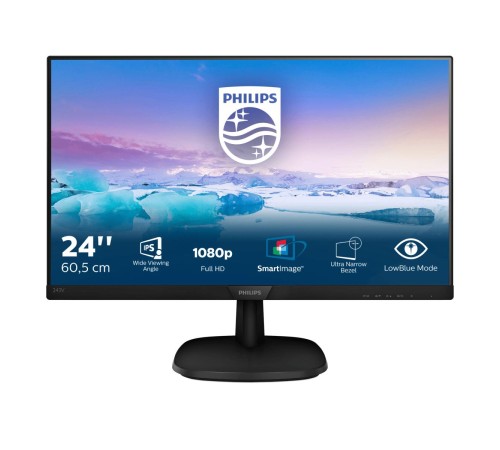 Монитор LCD 23.8'' 16:9 1920х1080(FHD) IPS, 75 Hz, 250 cd/m2, 1000:1, 200M:1, 4ms, VGA, HDMI, DP, Tilt, Speakers, Black (Вскрытая упаковка) Монитор LCD 23.8'' 16:9 1920х1080(FHD) IPS, 75 Hz, 250 cd/m2, 1000:1, 200M:1, 4ms, VGA, HDMI, DP, Tilt, Speakers, Black (Вскрытая упаковка)