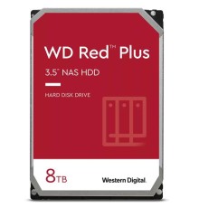 Жесткий диск Western Digital Red Plus NAS HDD 3.5" SATA 8TB, 5640 rpm, 256MB buffer, CMR, WD80EFPX, 1 year
