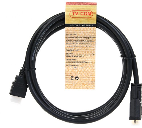 Кабель/ Кабель HDMI to DVI-D (19M -25M) 2м, TV-COM <LCG135E-2M>