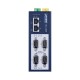 медиаконвертер/ PLANET IMG-2400T IP40 Industrial 4-Port RS232/RS422/RS485 Modbus Gateway (2 x 10/100BASE-TX, -40~75 degrees C, 15KV isolation, dual 12~48V DC, 2xDI + 2xDO, Modbus RTU/ASCII, Master/Slave )