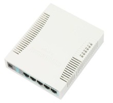 Коммутатор/ RB260GSP 5x Gigabit PoE out Ethernet Smart Switch, SFP cage, plastic case, SwOS