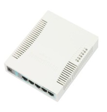 Коммутатор/ RB260GSP 5x Gigabit PoE out Ethernet Smart Switch, SFP cage, plastic case, SwOS