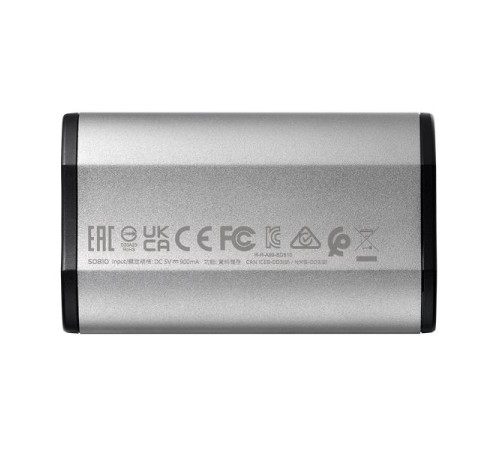 Внешний накопитель Внешний SSD 2TB USB 3.2 Gen 2x2 Type-C R2000/W2000MB/s 3D NAND COLOR BOX серебристый