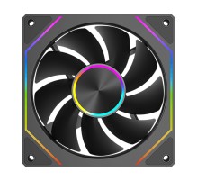 Кулер для корпуса/ Case Cooler PCCooler FG120 ARGB BK (120x120x25mm, 4-pin PWM, ARGB, 54CFM, 28.4dBA, 1800RPM, Black)