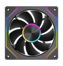 Кулер для корпуса/ Case Cooler PCCooler FG120 ARGB BK (120x120x25mm, 4-pin PWM, ARGB, 54CFM, 28.4dBA, 1800RPM, Black)