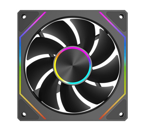 Кулер для корпуса/ Case Cooler PCCooler FG120 ARGB BK (120x120x25mm, 4-pin PWM, ARGB, 54CFM, 28.4dBA, 1800RPM, Black)