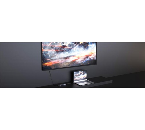 USB-концентратор Netac Hub WF13, Type-C to USB3.0+USB2.0*2+100W PD+HDMI (repl. NT08WF13-30GR)