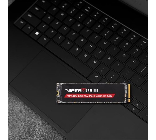 Твердотельный накопитель Patriot Viper VP4300 Lite 500GB M.2 2280 NVMe PCIe 4.0 x4 R7000/W4000 TBW 400TB 3D NAND Твердотельный накопитель Patriot Viper VP4300 Lite 500GB M.2 2280 NVMe PCIe 4.0 x4 R7000/W4000 TBW 400TB 3D NAND