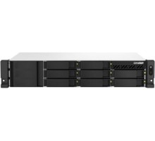 Сетевое хранилище без дисков/ SMB QNAP TS-864eU-8G NAS, 8-tray 3,5"/2,5" w/o HDD, 4-core Intel Celeron N5095 2.0-2.9 GHz, 8GB DDR4 max, 2x2.5GbE LAN, 2U Rackmount, 1x300W PSU.  W/o rail kit RAIL-B02