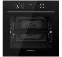 Встраиваемый духовой шкаф Kuppersberg/ 60 см, 80 л, High-Tech, А, 10 режимов, телескопические направляющие на 1 уровне, эмаль легкой очистки, черный цвет