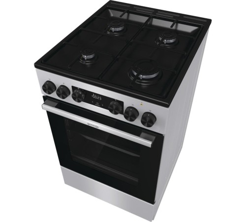 Плита GORENJE/ Тип плиты: комбинированная, Тип варочной поверхности: газовая, Цвет: серый, Гриль: Есть, Ширина, см: 50