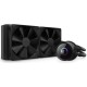 Система жидкостного охлаждения для ПК/ Water Cooling System NZXT Kraken 240 (250W, 240mm, LED temp., Black/ Fans: 2x120mm, 78.02CFM, 30.6dBA, 1800RPM/ Pump height 55.97mm, 2800RPM, Rad thickness 30mm/ S: 1851, 1700, 1200, 115X, AM5, AM4)