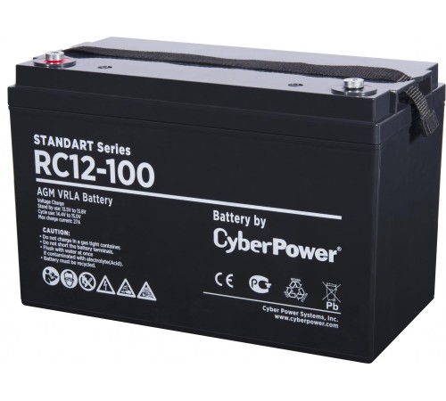 Аккумуляторная батарея SS CyberPower RC 12-100 / 12 В 100 Ач Аккумуляторная батарея SS CyberPower RC 12-100 / 12 В 100 Ач