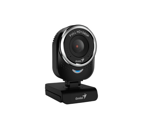 Веб-камера Genius QCam 6000 черная (Black), 1080p Full HD, Mic, 360°, универсальное мониторное крепление, гнездо для штатива Веб-камера Genius QCam 6000 черная (Black), 1080p Full HD, Mic, 360°, универсальное мониторное крепление, гнездо для штатива