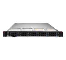Серверная платформа/ Gooxi SL101-D10R-G3 1U 10bay server,  2pcs of riser cards 1300W 1+1 PSU EU power cable