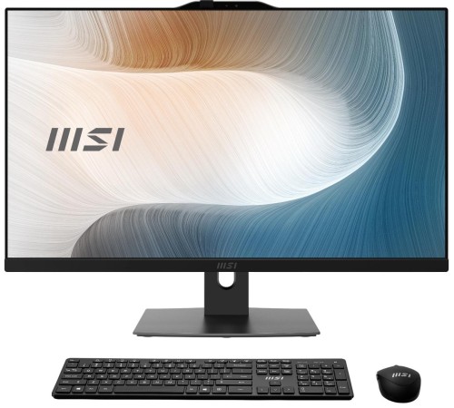 Моноблок MSI Modern AM272P 1M-679XRU   27"(1920x1080 IPS)/Intel Core 7 150U(1.8Ghz)/16384Mb/512PCISSDGb/noDVD/Int:Intel® Graphics/Cam/BT/WiFi/war 1y/7.5kg/Black/noOS + Wireless KB+M