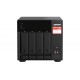 Сетевое хранилище без дисков/ SMB QNAP TS-473A-8G NAS, 4-tray w/o HDD, 2xM.2 SSD Slot. Quad-сore AMD Ryzen Embedded V1500B 2.2 GHz, 8GB DDR4 (1 x 8GB) up to 64GB (2 x 32GB), 2x 2.5 Gigabit LAN