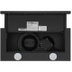 ВЫТЯЖКА HOMSair Flat 50 Black/ встраиваемая, кнопочное управление, 2 скорости, 520 м3/ч, до 20 м2, 45 дБ, угольный фильтр CF110 - 1 шт, ШхВхД: 500х176х280 мм, черный цвет